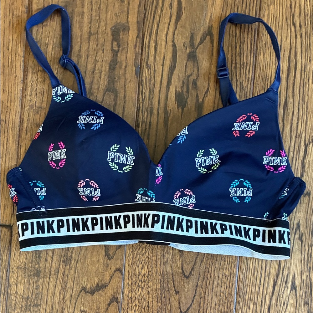 PINK Victoria's Secret Navy and Pink Bra